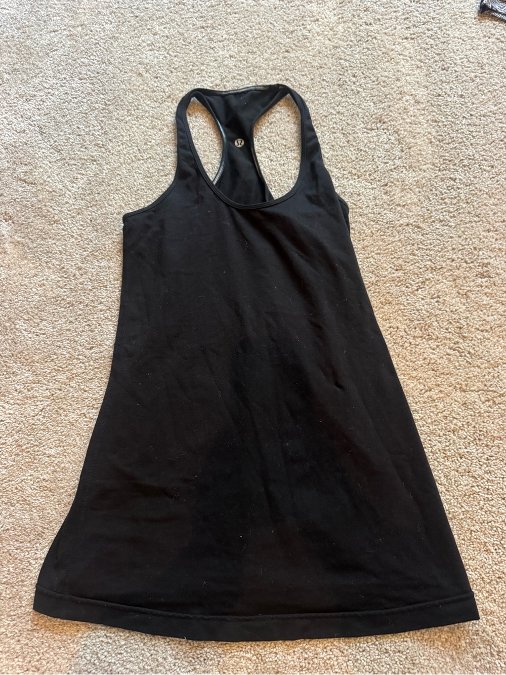 lululemon athletica Black Racerback Tank Dress